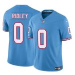 Tennessee Titans #0 Calvin Ridley Blue 2023 F.U.S.E. Throwback Limited Stitched Jersey