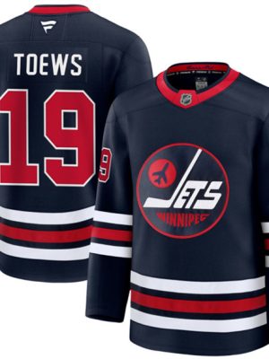 Winnipeg Jets #19 Jonathan Toews Navy 2024-25 Alternate Stitched Jersey