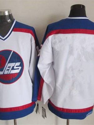 Winnipeg Jets Blank 1979-80 White CCM Vintage Throwback Jersey