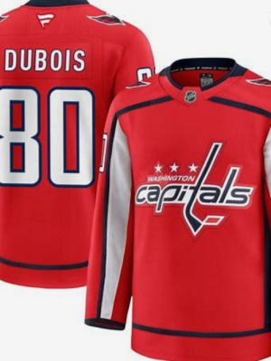 Washington Capitals #80 Pierre-Luc Dubois Red 2024-25 Home Stitched Jersey