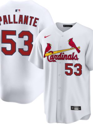 St. Louis Cardinals #53 Andre Pallante White Home Limited Stitched Jersey